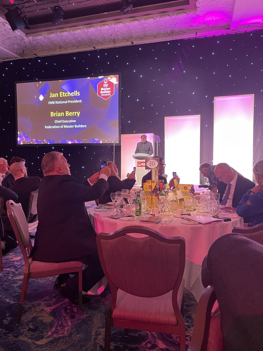 BldgAlliance's tweet photo. Delighted to be at the #MBAwards in London to recognise the fantastic work of the army of small and medium sized builders who are members of the Federation of Master Builders #fmb #bcu https://t.co/bRRgYqkHDS