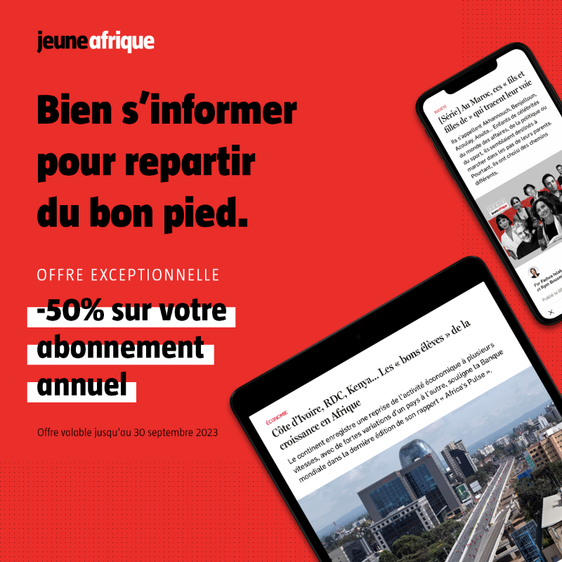 jeune_afrique's tweet photo. Décryptez, débattez, décidez.
🔴 Plus que quelques jours pour profiter de cette offre de rentrée.
Abonnez-vous et profitez d'une réduction de 50% sur toute l'année!