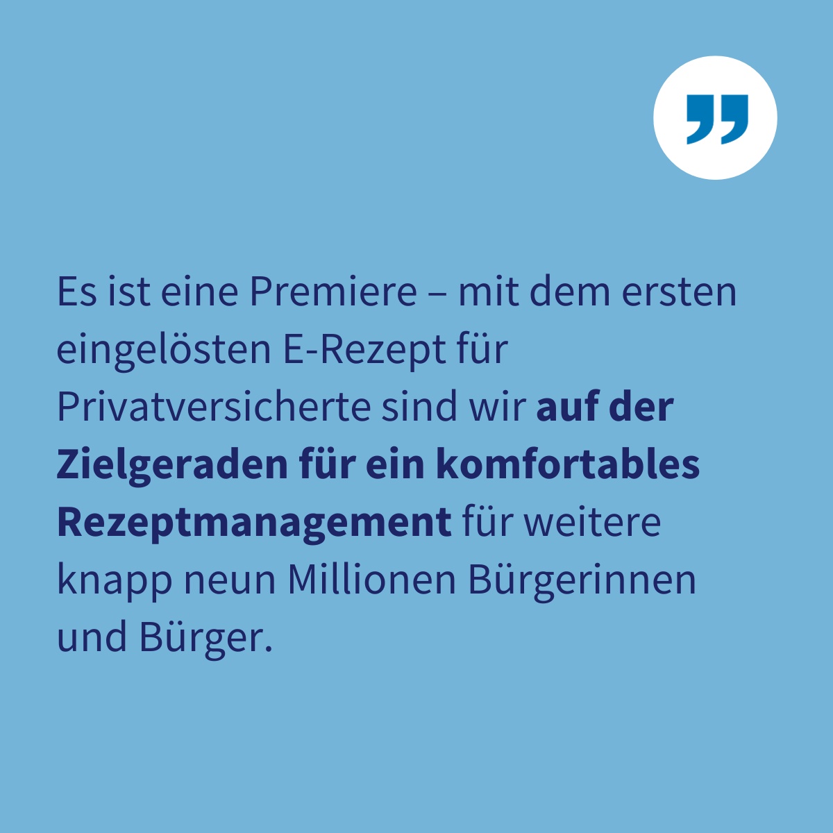 Das #eRezept für Privatversicherte kommt: ein wichtiger Schritt, um die Gesundheitsversorgung für alle zu verbessern. Voraussetzung dafür ist der Zugang zur Telematikinfrastruktur, die die <a href="/gematik1/">gematik</a> betreibt. Hier ziehen wir an einem Strang 👇