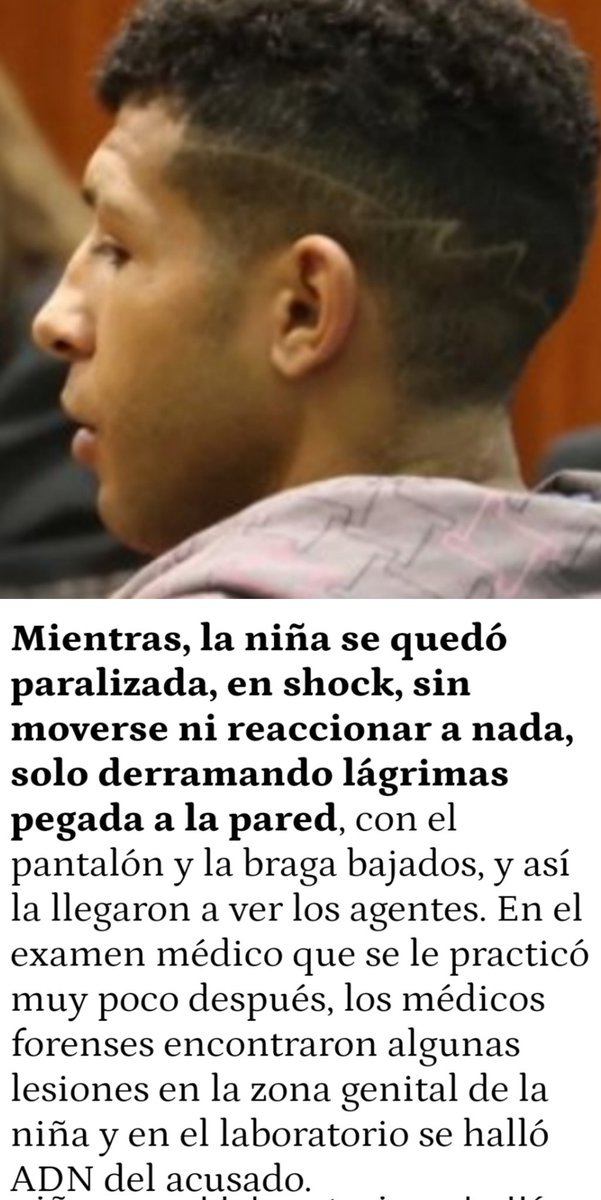 ℹ️Cuando una noticia pase de puntillas, se refieran al agresor como "joven" "menor" "hombre"..etc y ninguna feminista condene el crimen, su nacionalidad y estancia legal en el país es dudosa.

🔴Condenado a solo 3 años por violar a una niña de 11 años👇heraldo.es/noticias/arago…