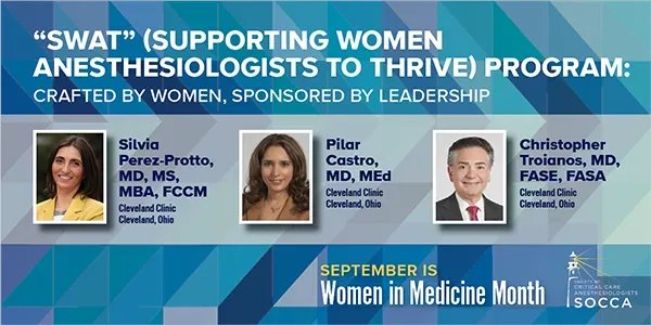 We embarked on a journey in 2018 to advocate for women and catalyze change for anesthesiologists at the @ClevelandClinic | Read more from drs. @perez_protto @PilarCastroMD @ChrisTroianos buff.ly/3t6DdtO @shahlasi @madihasyed85 #WIMMonth