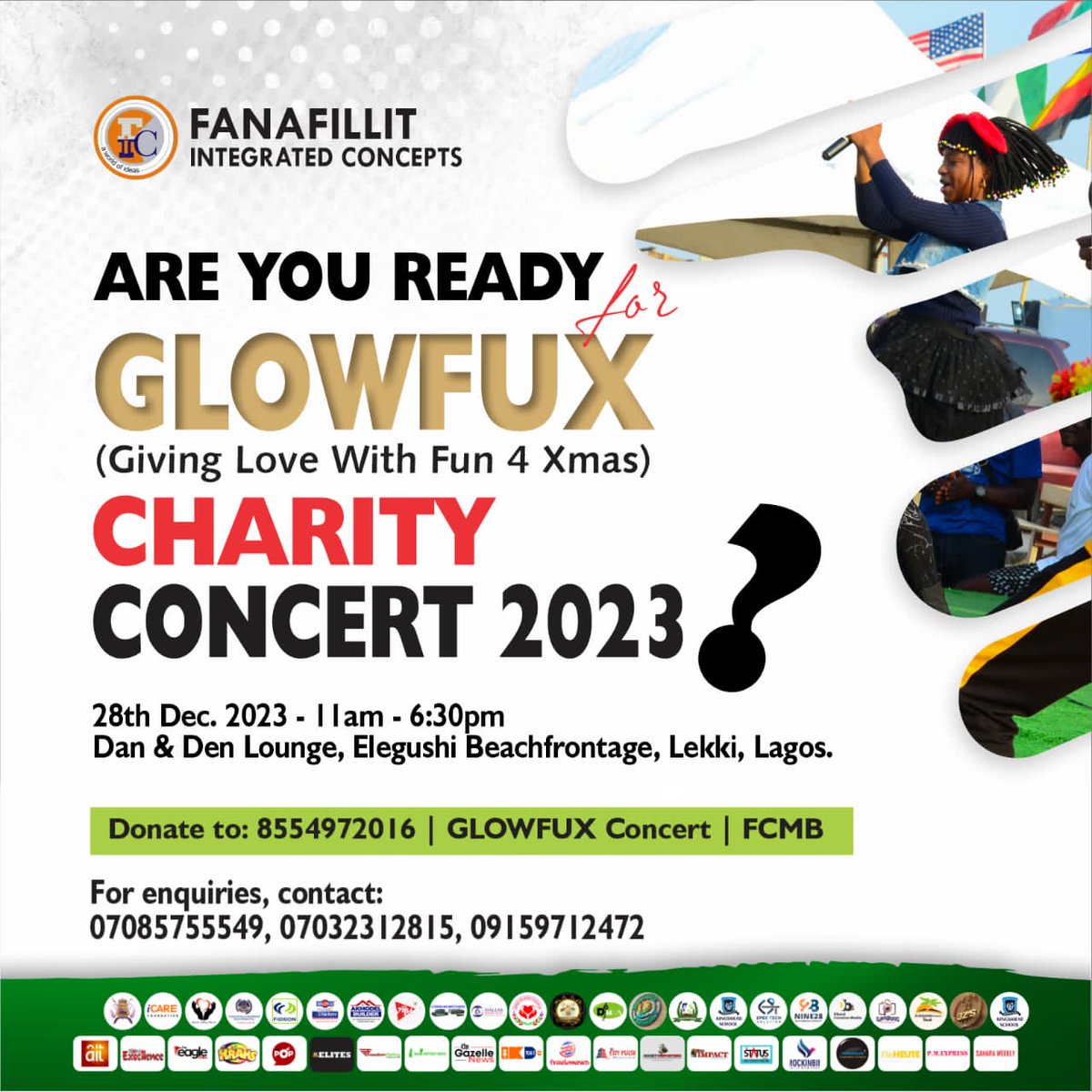 glowfuxconcert's tweet photo. Are you getting ready for GLOWFUX CHARITY CONCERT 2023?

THEME: Breaking Barriers:Bonding With Love

Let's mark the day to celebrate the end of the year in the spirit of love with folks from organised needy homes around us.

IT'S DEFINITELY GOING TO BE FUN!!!

#GLOWFUX #Charity https://t.co/bJOFmzI1c7