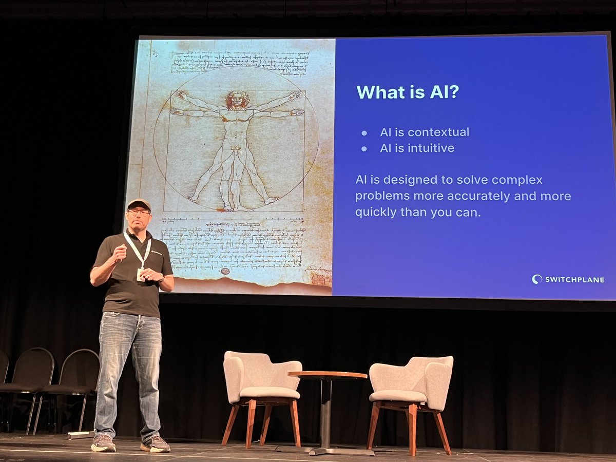 Joel Fielder (@joelfielder) on Twitter photo Here’s my bro <a href="/tom_fielder/">Tom Fielder</a> talking about AI, and why it’s just like your dog. #EBNDigiFest Here’s my bro <a href="/tom_fielder/">Tom Fielder</a> talking about AI, and why it’s just like your dog. #EBNDigiFest