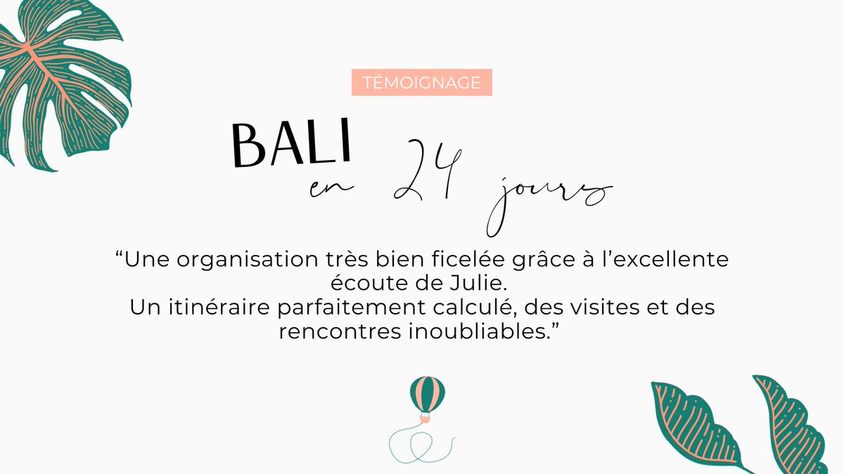 unbrindevoyage's tweet photo. Où dormir à Bali ? 🤔
2 solutions s’offrent à toi :
1⃣ Trouver LE logement idéal et rayonner autour. Opte pour une position centrale type Ubud.
2⃣ Choisir plusieurs logements dans différentes régions de l’île en fonction de ton itinéraire.
#indonesie #baliguide #balivibes https://t.co/AqeNmXrYjl