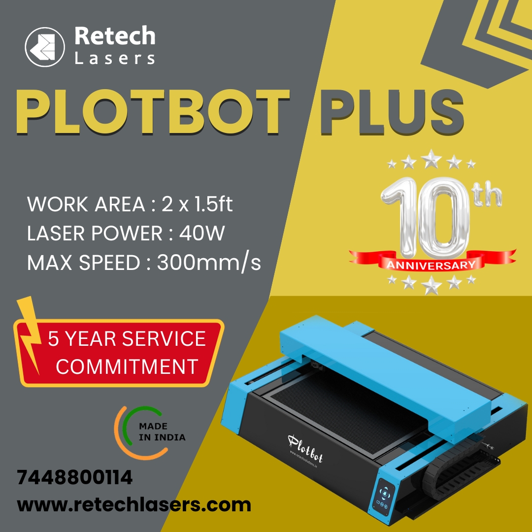 Retechlasers's tweet photo. "HAPPY TO ANNOUNCE" that we are celebrating our company's 10th anniversary, and to mark this special occasion, we're offering exclusive sales on CO2 laser cutting and engraving machines. Don't miss out! Come and visit us directly.
For more details: 74488 00114 https://t.co/sry6XPN38p
