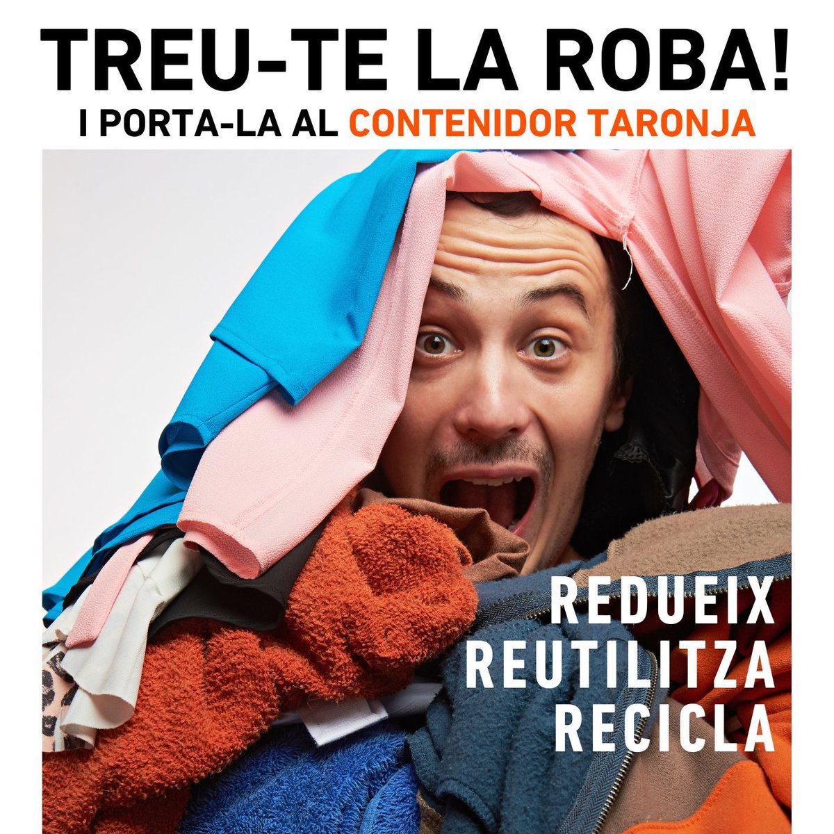 ajterrassa's tweet photo. 😀Del 7/10 al 18/11, ‘Treu-te la Roba’. 
Una campanya per fomentar el reciclatge i la reutilització de roba i calçat.
👍Informació, calendari de recollida d'aquesta fracció, bonificació en la taxa de residus municipal.
🔗https://t.co/YnINgw8P8b
@trsmediambient https://t.co/LAwSHAqqtY