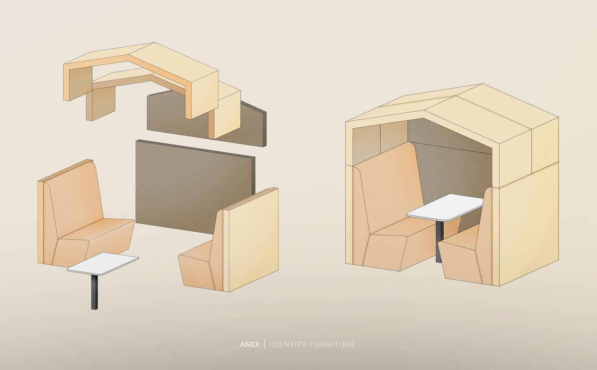 One of the innumerable fantastic features boasted by Anex is the simplicity of construction. Only a few simple tools required
———
#IdentityFurniture
-
#furniture #officefurniture #acousticworkbooth #meetingspace #collaboration #boothseating #hybridworking #modernoffice #coworking