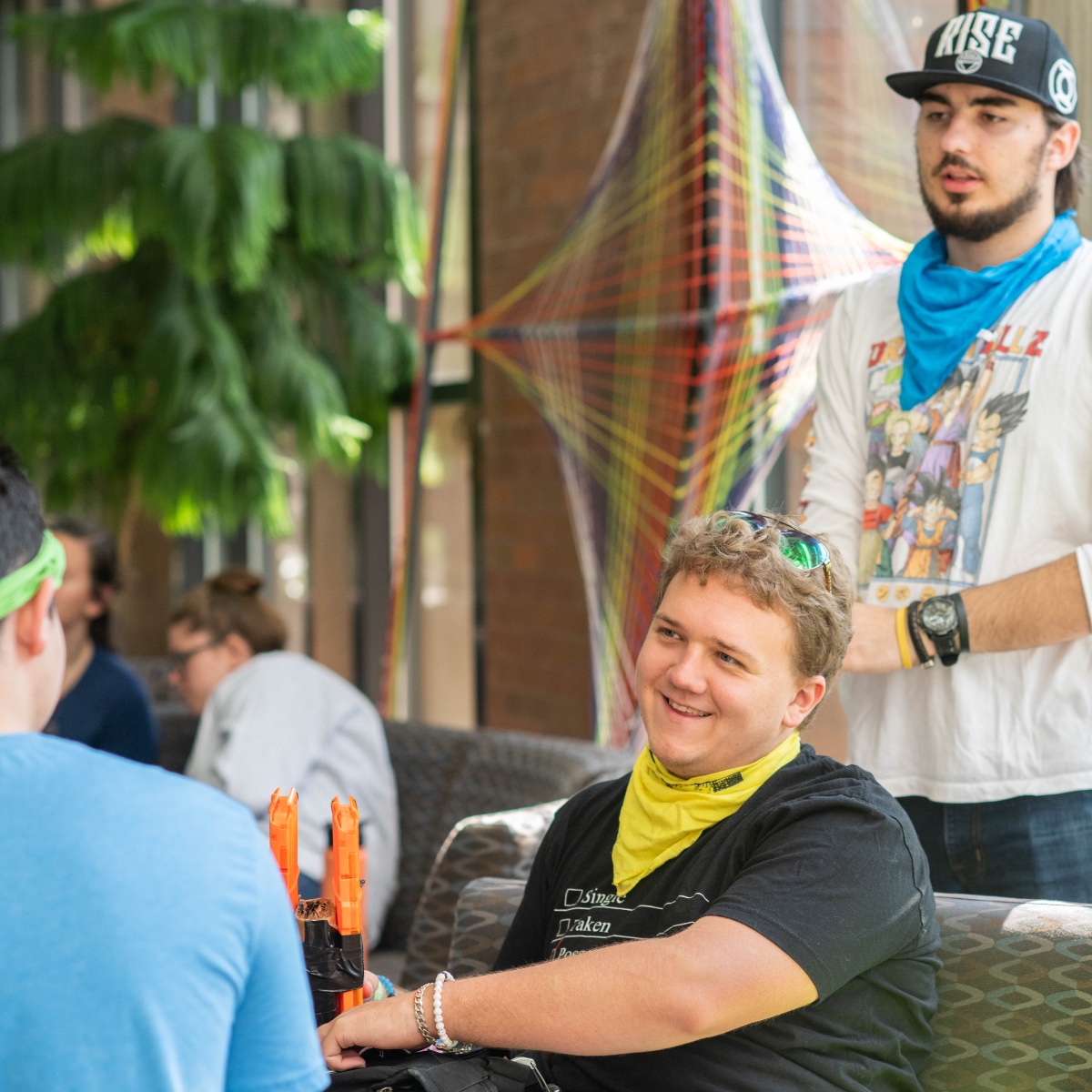 The long-awaited game is here, Tigers! Get your bandanas ready for the Humans vs. Zombies Fall Weeklong game starting today - Sept. 17! 🧟
Learn about the rules of the game at hvzrit.club/rules/. 
📸: Elizabeth Lamark