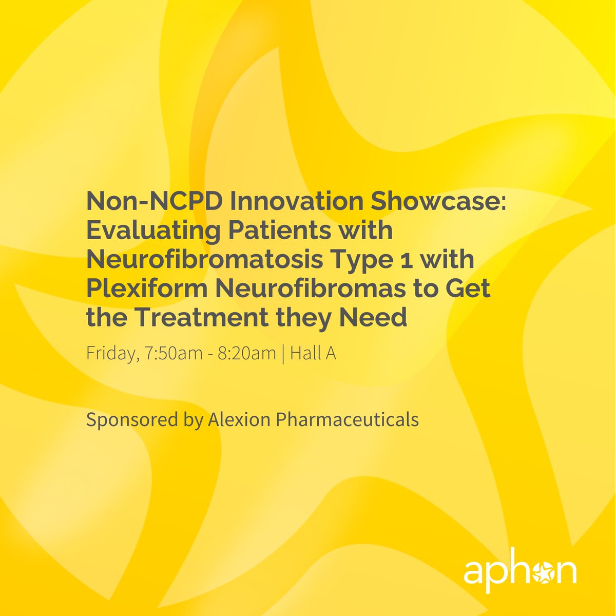 Unlocking the power of precision medicine in Neurofibromatosis Type 1! Join us at the upcoming Non-NCPD Innovation Showcase and learn how we're getting patients the treatment they deserve. 🌟 Don't miss this game-changing insight! #APHON2023