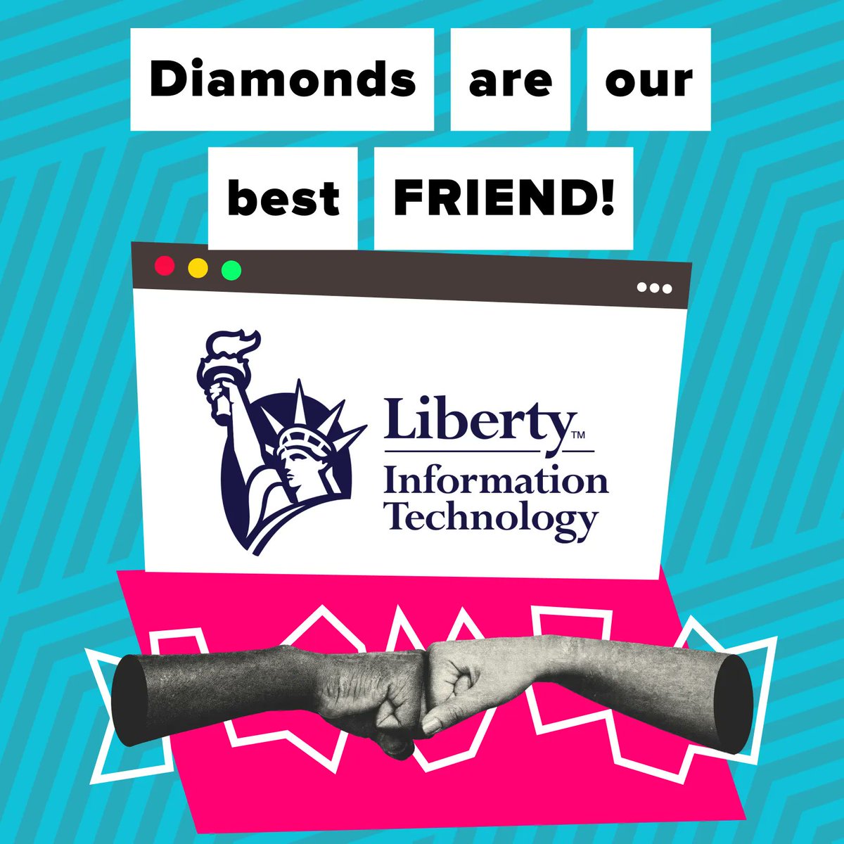 NIDevConf's tweet image. It&apos;s FRIDAYYY ✨ 

This weekends gonna be LIT, speaking of....

Introducing our second Diamond Sponsor for this year, @Liberty_IT 💎 

These folks love supporting the tech community, and make some banging tiktoks

Check them out ➡️ liberty-it.co.uk/careers/overvi… 

#DiamondGeezer