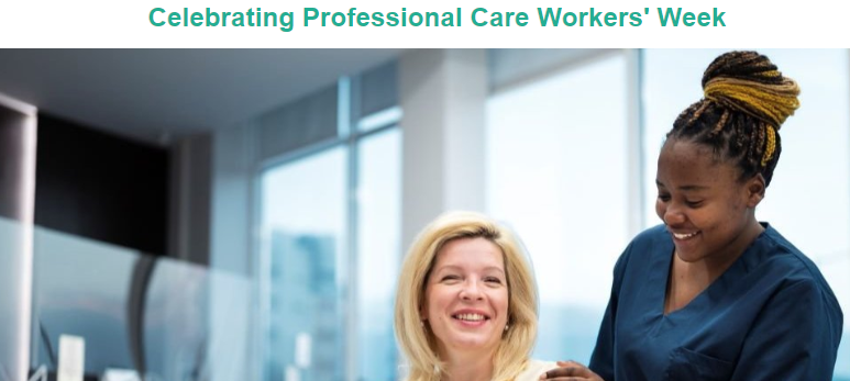 SCIE_socialcare's tweet photo. The @DHSCgovuk #socialcare update:
Professional Care Workers' Week
COVID-19 variant &amp; IPC update
Winter funding for health and care
Read update here >>> https://t.co/YNeHtfZPob https://t.co/cq0jxR8kWe