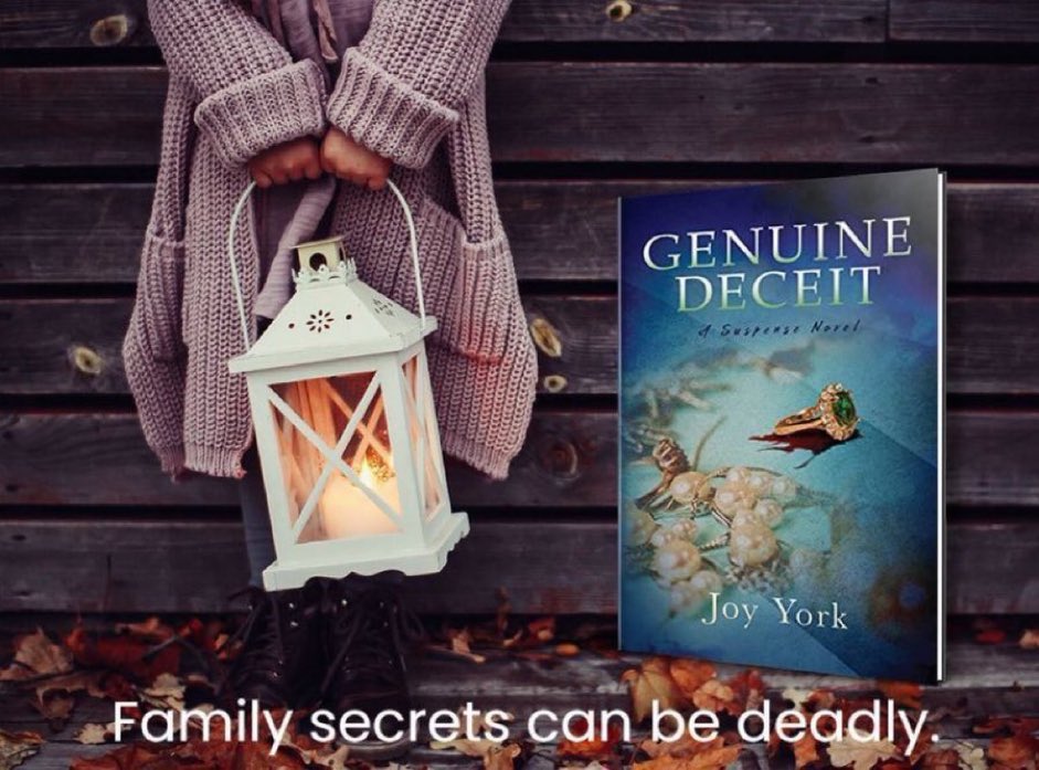 GENUINE DECEIT: A SUSPENSE NOVEL When a young woman finds herself unknowingly accountable for the past sins of her family, she must unravel their secrets to stay alive. #CrimeFiction #KindleUnlimited #Mystery #Thriller #Romance amazon.com/Genuine-Deceit…