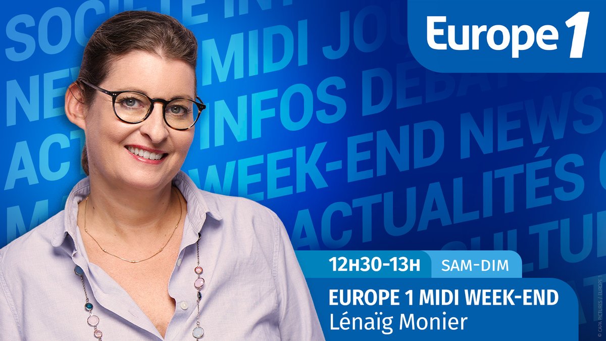 🔵[EUROPE 1 MIDI WEEK-END] RDV à 12h30 @lenaigmonier sur #Europe1 ➡️@JacquesVendroux, journaliste