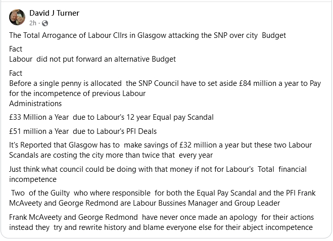 Jagsfan1876otig's tweet image. Labour left Glasgow with decades of debt, and now they're trying to blame the SNP. If it wasn't for Labour's debts, Glasgow would have an extra £52Million to spend on services instead of having to make £32Million of cuts
