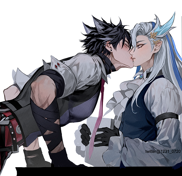 1231_0720's tweet photo. 🐺🌧️The first kiss.👄
상대가 감정에 무디다면 알아차릴 때까지 직진할 것 같은 라이오슬리가 좋다.
#wriolette #リオヌヴィ https://t.co/ODMa7SmPXP
