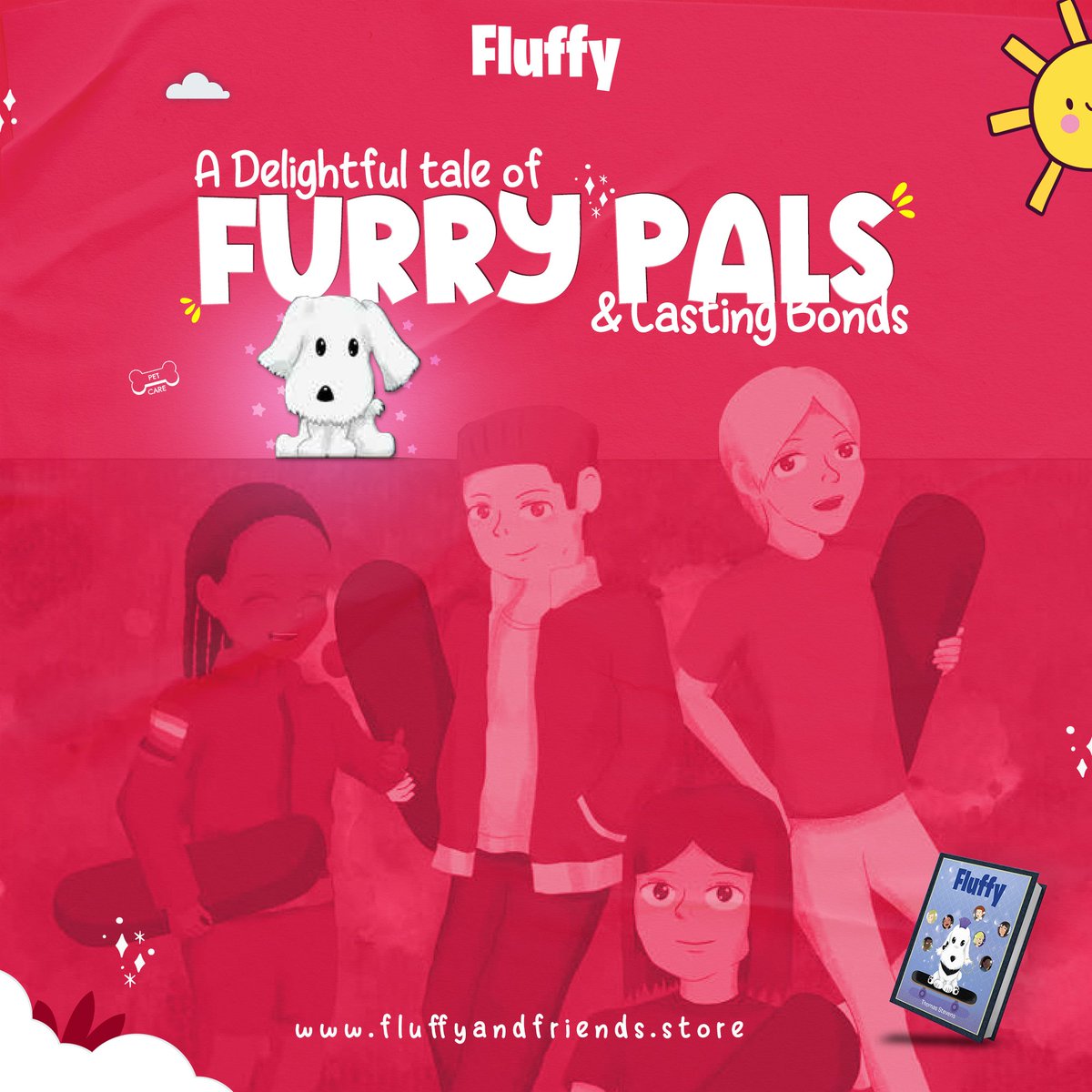 Join Fluffy's furry adventure and dive into the colorful pages of 'Fluffy'. Snuggle up with Fluffy and let the enchantment begin! amzn.com/1662454406/ #Fluffy #ThomasStevens #FluffyAndFriends #inclusivity #inclusivitymatters #diversity #bookish #bookish #booktwt #writerslift