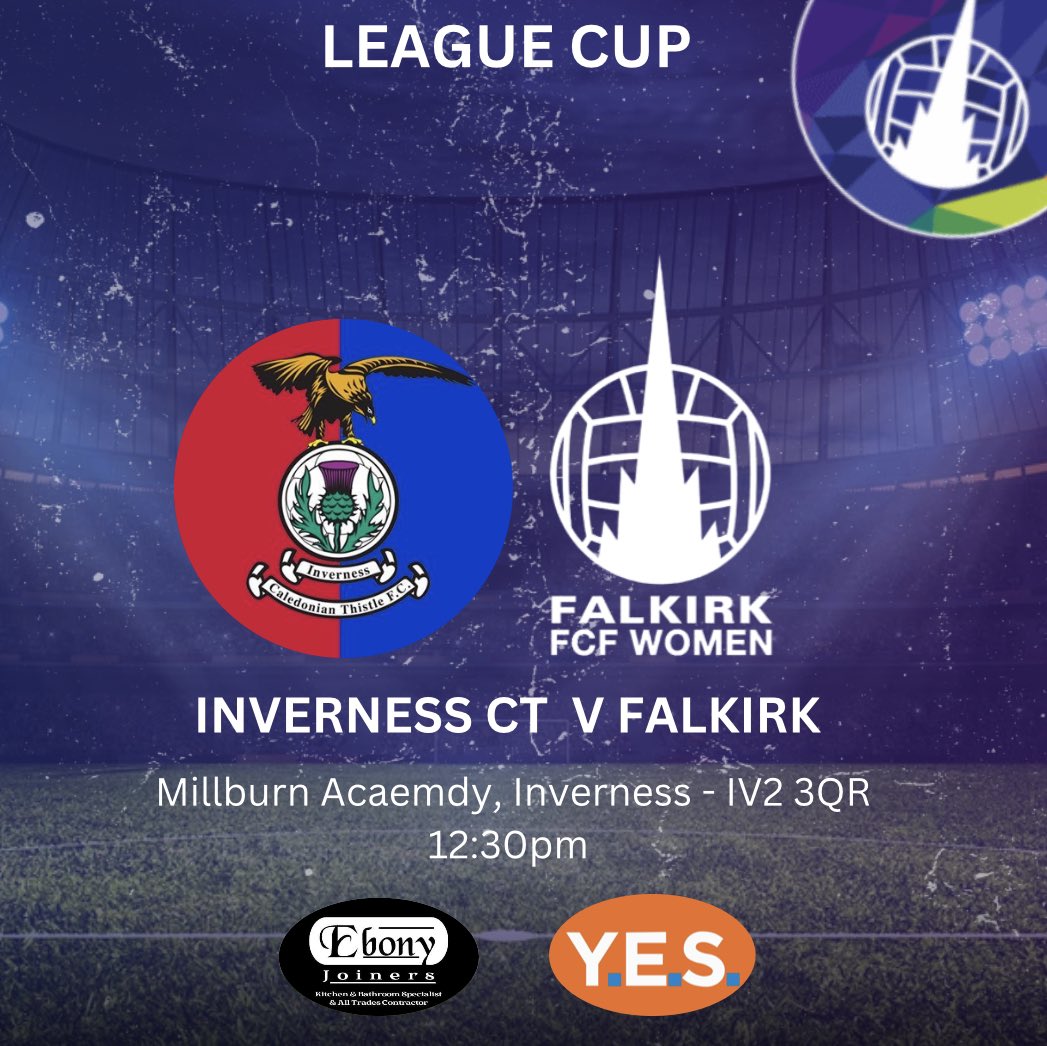 FalkirkWomen_'s tweet photo. NEXT UP: INVERNESS CT V FALKIRK

It’s a long trip for the girls on Sunday as we take on @ICTWFC in the League Cup! 

Kick Off is 12:30pm ⚽️

#COYB https://t.co/4KNLr9sW5I