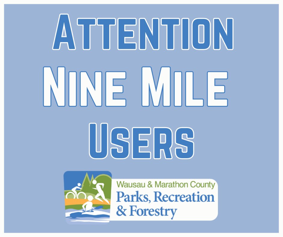 WMCPRF's tweet photo. Attention: Ragnar Northwoods Race is taking place this weekend at Nine Mile.  Starting today, trails will be closed through Saturday.  On Sunday, the trails will reopen to the public. https://t.co/au9LRzTOip