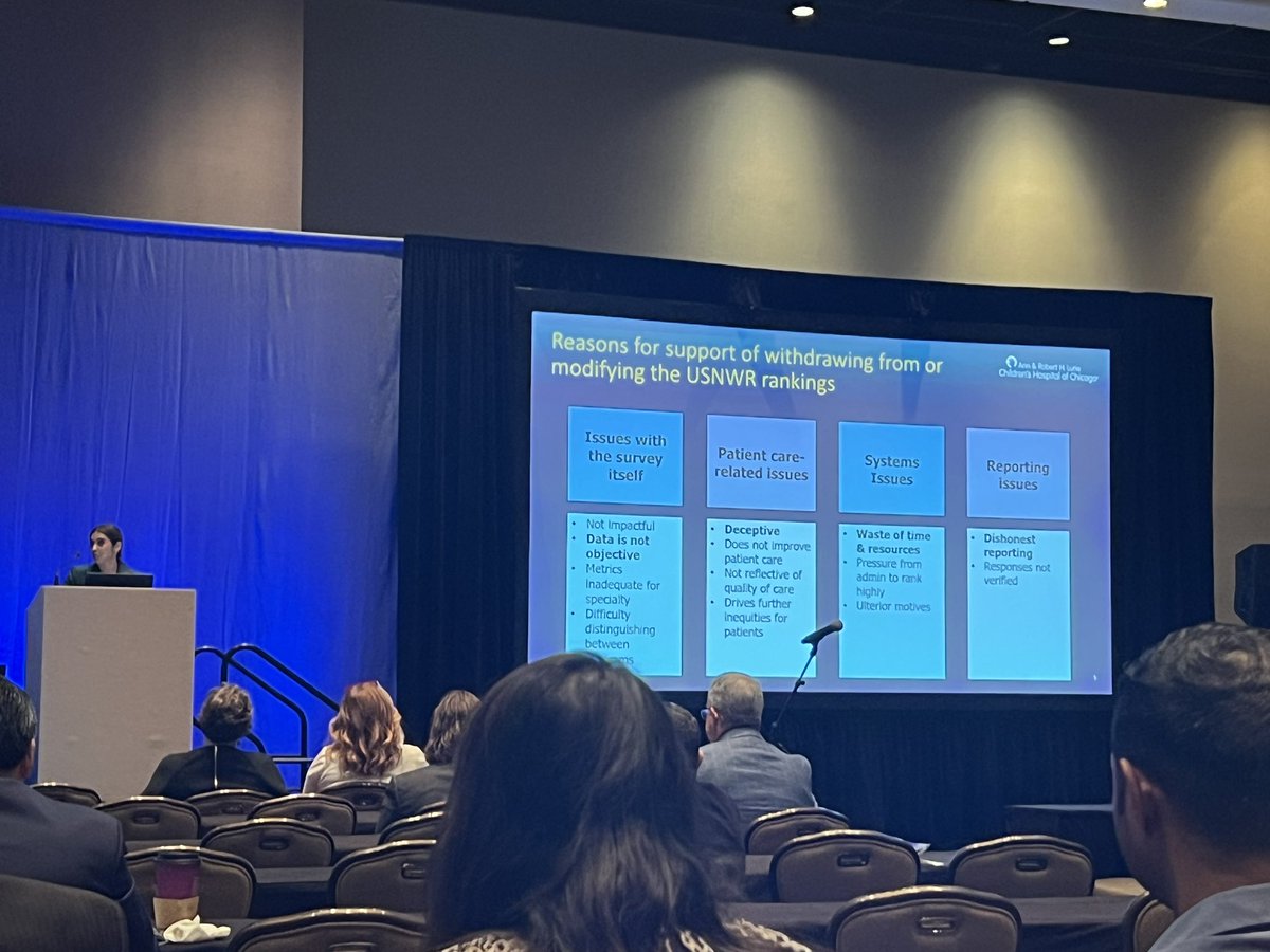 Kristin Ebert (@kristinebertmd) on Twitter photo Thought-provoking presentation on <a href="/SPU_Urology/">SPU_Urology</a> opinions on the USNWR rankings from <a href="/LurieUrology/">Lurie Children's Pediatric Urology</a> <a href="/V_for_Valeska/">Valeska Halstead, MD, MPH</a>. Get rid of rankings and institute āCenters of Excellenceā? #spu23 Thought-provoking presentation on <a href="/SPU_Urology/">SPU_Urology</a> opinions on the USNWR rankings from <a href="/LurieUrology/">Lurie Children's Pediatric Urology</a> <a href="/V_for_Valeska/">Valeska Halstead, MD, MPH</a>. Get rid of rankings and institute āCenters of Excellenceā? #spu23
