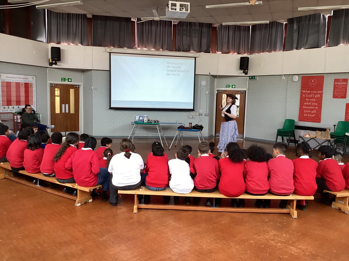 St Clare's Primary (@stclareslpool) on Twitter photo We are delighted to be part of #SmithdownLitFest with author <a href="/SusanBrownrigg/">Susan Brownrigg</a> sharing her new book Kintana and the Captain’s Curse. Ooo arrr me hearties.🏴☠️ We are delighted to be part of #SmithdownLitFest with author <a href="/SusanBrownrigg/">Susan Brownrigg</a> sharing her new book Kintana and the Captain’s Curse. Ooo arrr me hearties.🏴☠️