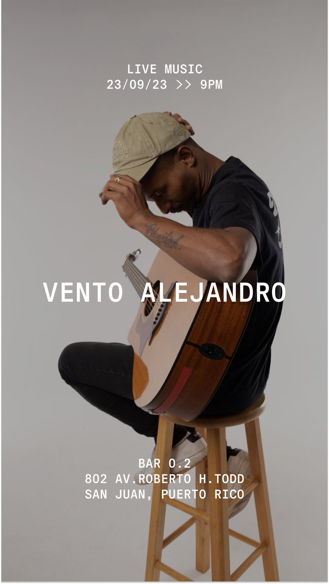 Mañana, Sábado 23 de sept📍 Bar 0.2