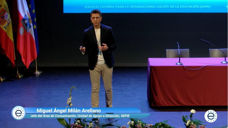 Jornadas sobre proyectos de movilidad Erasmus+ de Educación Superior en el ámbito de la Formación Profesional de Grado Superior.

Difunde tu proyecto Erasmus+. Cuenta tu historia. Causa impacto.

🔹 <a href="/miguelmilan/">Miguel Ángel Milán Arellano</a>, jefe del Área de Comunicación, Unidad de Apoyo a Dirección, SEPIE.