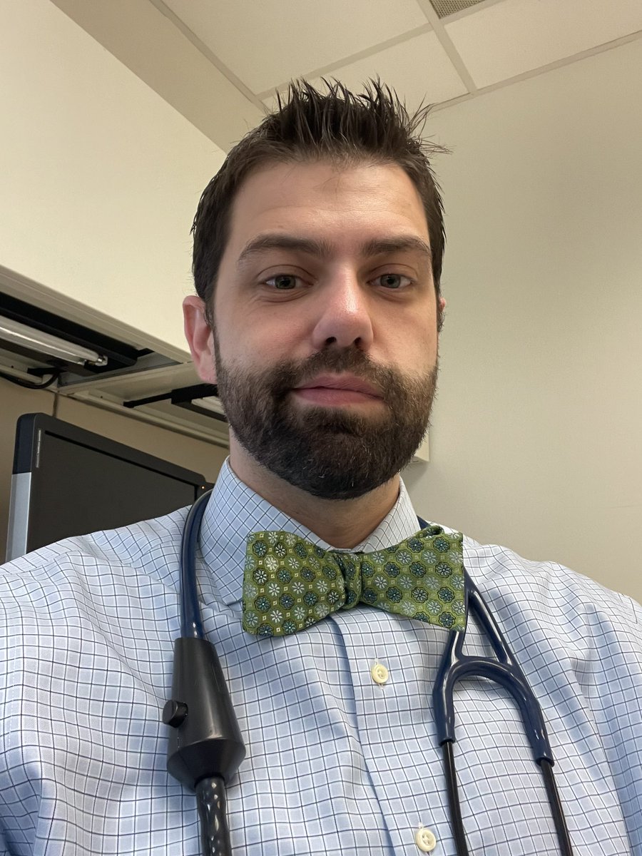 I heard @DocWithBowtie was in Chicago. So I figured I’d rock #BowTieFriday in clinic.