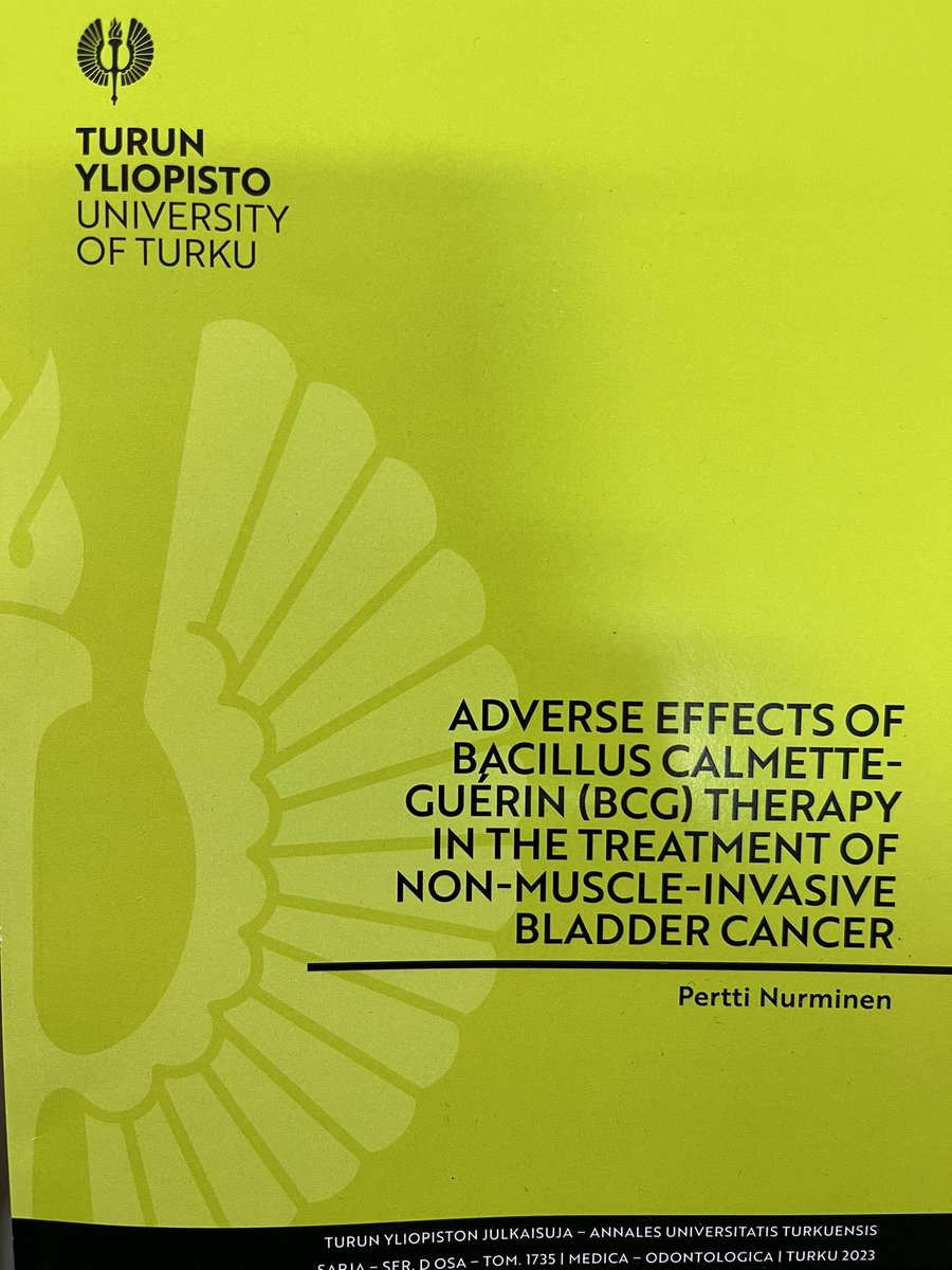 Peter J. Boström (@turkuuroonc) on Twitter photo Dr. <a href="/NurminenPT/">Pertti Nurminen</a>, PhD thesis defended succesfully today, Congrats, wonderfull job. Excellent opponent <a href="/UroDocAsh/">Ashish M. Kamat, MD, MBBS</a>, the best expert there is when bladder cancer and BCG is discussed🙏🏼 Dr. <a href="/NurminenPT/">Pertti Nurminen</a>, PhD thesis defended succesfully today, Congrats, wonderfull job. Excellent opponent <a href="/UroDocAsh/">Ashish M. Kamat, MD, MBBS</a>, the best expert there is when bladder cancer and BCG is discussed🙏🏼