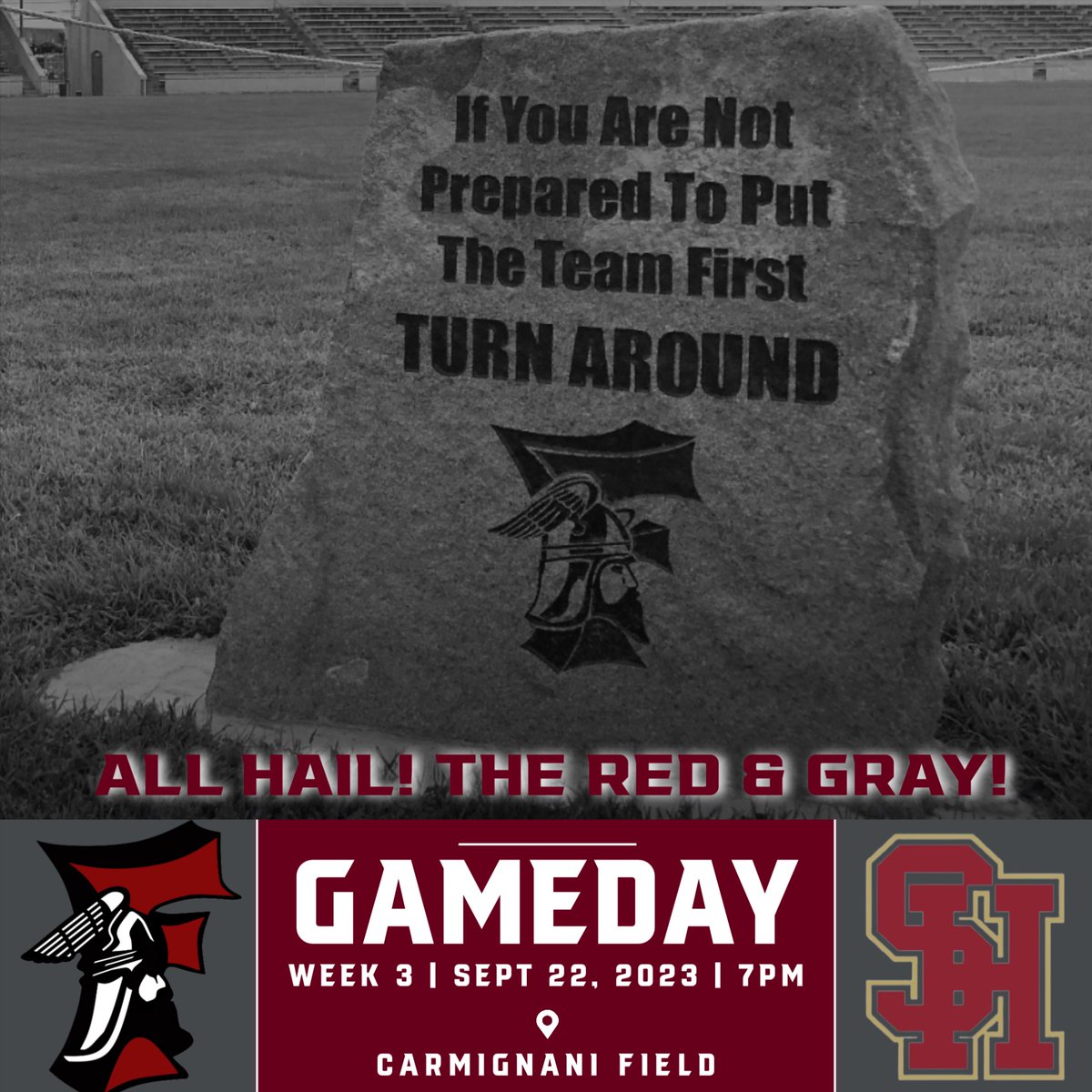 Gas up ⛽️ the bus 🚌, the 4-week Red &amp; Gray Central Mass 🏈  Tour begins in Dudley...TONIGHT!!! Updates and results right here! #AllHailTheRedandGray