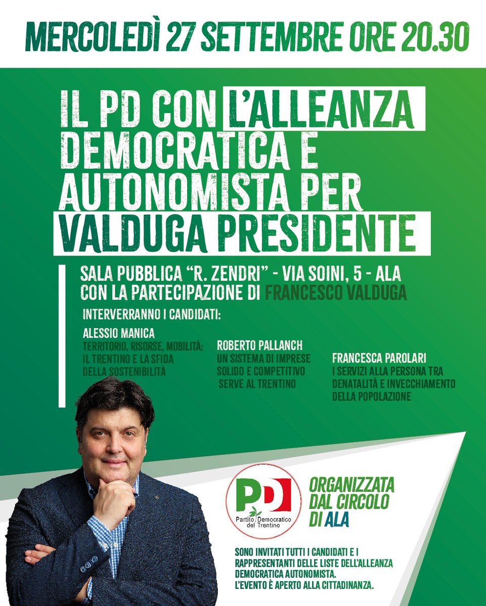 PallanchR's tweet photo. Metto a disposizione della comunità le mie esperienze e competenze, che nel mio lungo percorso lavorativo ho maturato nel mondo economico, nella società e nelle istituzioni, per costruire una comunità prospera e solidale. https://t.co/9Es7xs1EtT