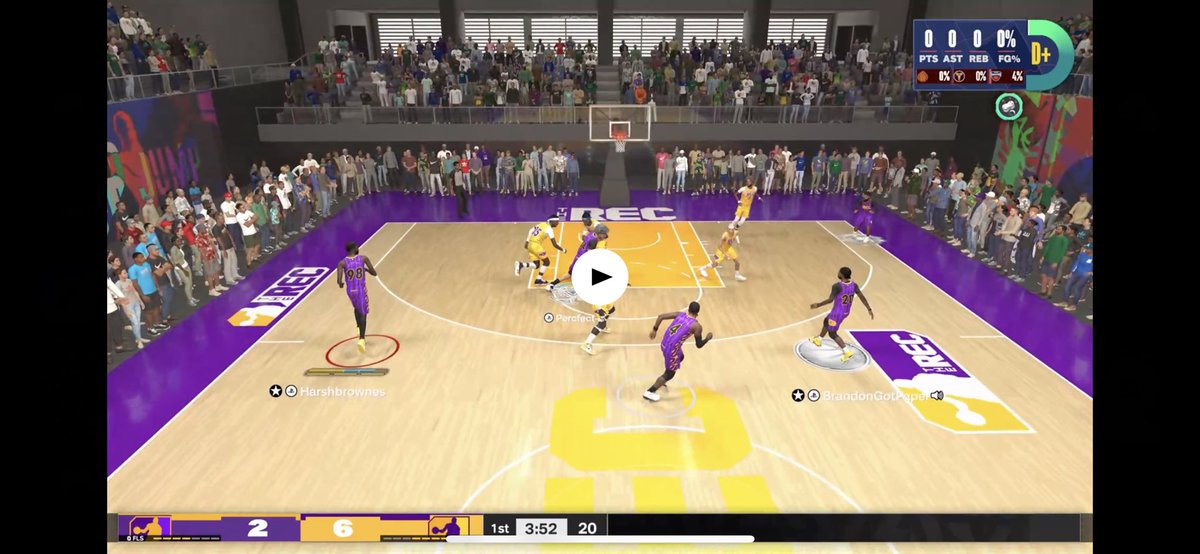 Harshbrownes's tweet photo. @NBA2K  where did my stamina go? https://t.co/rbj3DY9TNH