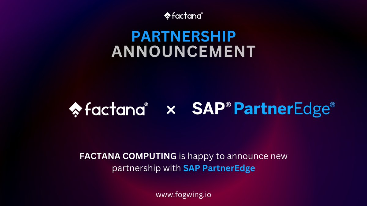 Factana_IoT's tweet image. It&apos;s official!

We&apos;re ecstatic to introduce our strategic partnership with SAP PartnerEdge. This collaboration is poised to revolutionize industrial transformation standard for every SAP Customer. Get ready for future! 
#SAPPartnerEdge #DigitalTransformation #SAPCustomer #Factana