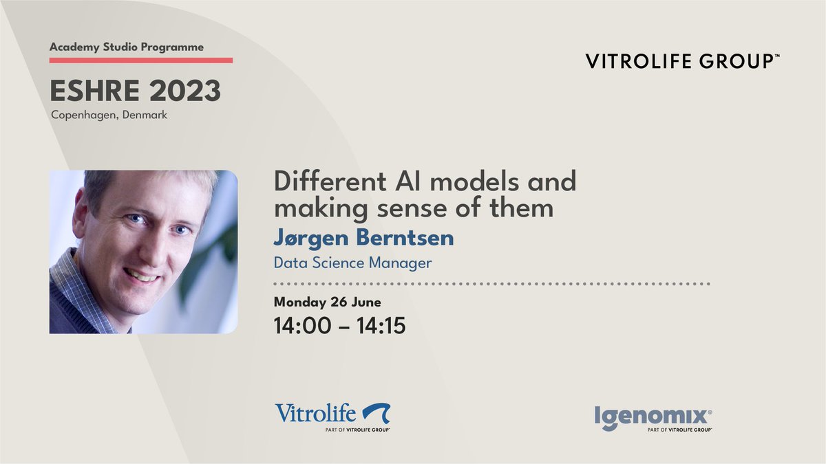 VitrolifeIVF's tweet photo. Have you wondered how AI models for the embryo selection are evaluated, and how a model’s performance may be estimated? Learn about different AI models and how to make sense of them:
https://t.co/W21wAG23xa
#Vitrolife #iDAScore #AI #EmbryoEvaluation #IVF #ESHRE #VitrolifeGroup https://t.co/oYrQqtQKxA