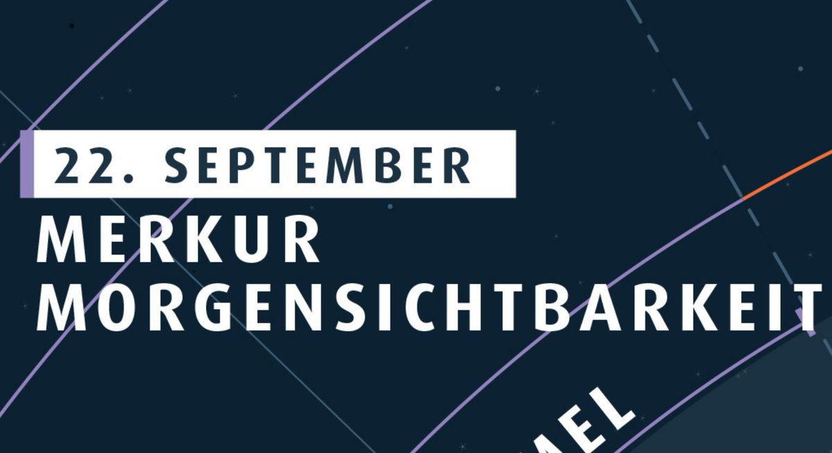 Astroshop_de's tweet photo. 22.9. Merkur Morgensichtbarkeit 🔭🌄
Frühaufsteher aufgepasst! Am 22. September bietet Merkur die beste Morgensichtbarkeit des Jahres. Im Januar war der Planet am Morgen schwer zu beobachten, doch nun bietet sich eine bessere Chance.
#astrohighlights #herbst #sterne #merkur https://t.co/lLPicbgA9B