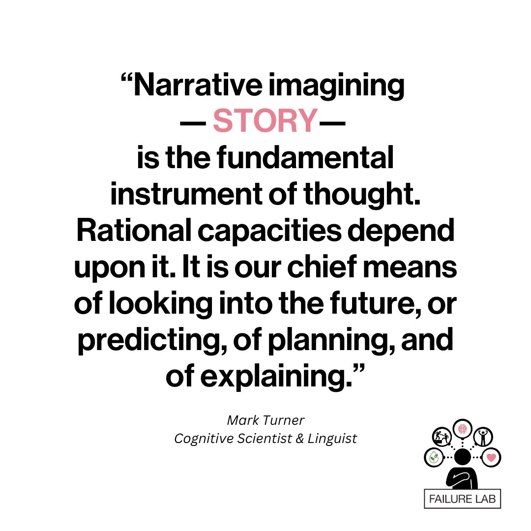 FailureLab's tweet image. Improve your leadership by improving your STORYTELLING skills.

#failurelab #humancenteredleadership #thepowerofstorytelling