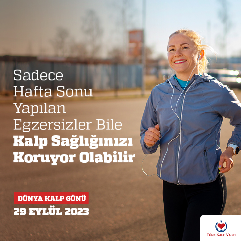 Türk Kalp Vakfı olarak, günde yarım saatinizi en azından yürüyüş yaparak geçirmenizi, hareketli bir yaşamı tercih etmenizi ve kalp sağlığınızı korumanızı tavsiye diyor, sağlıklı günler diliyoruz.
#DünyaKalpGünü #29Eylül #turkkalpvakfi #turkkalpvakfi1975 #kalpsağlığı #ehnheart
