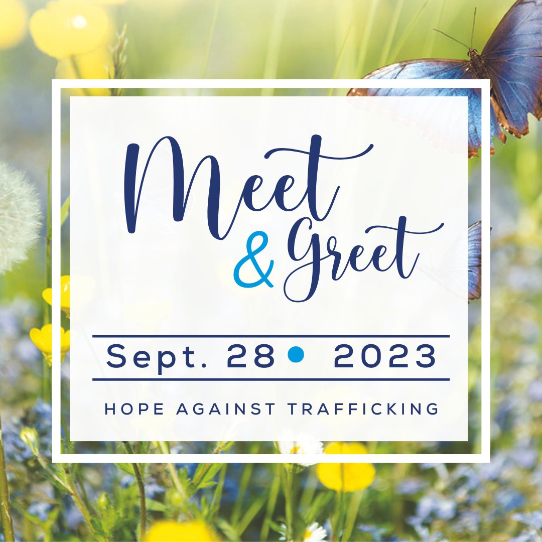 🚨ONE WEEK AWAY🚨

From 9:00 AM to 10:00 AM, we are having a Meet and Greet!

Join us for a short presentation to learn more about Hope Against Trafficking, enjoy some light refreshments and tour one of our residential homes.

#hopeagainsttrafficking #survivorsofhumantrafficking