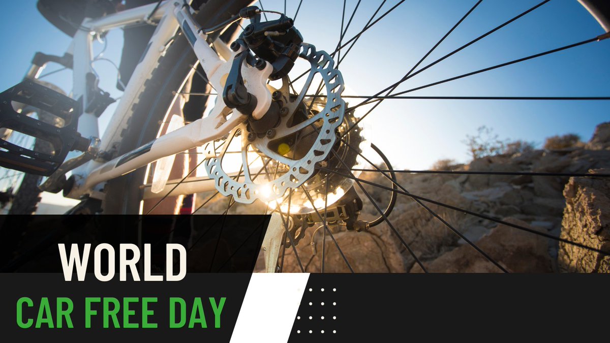 🚴‍♂️ Did you ride your bike today? Happy World Car Free Day! 🚗

 #WorldCarDay #CarFree #BikeEverywhere