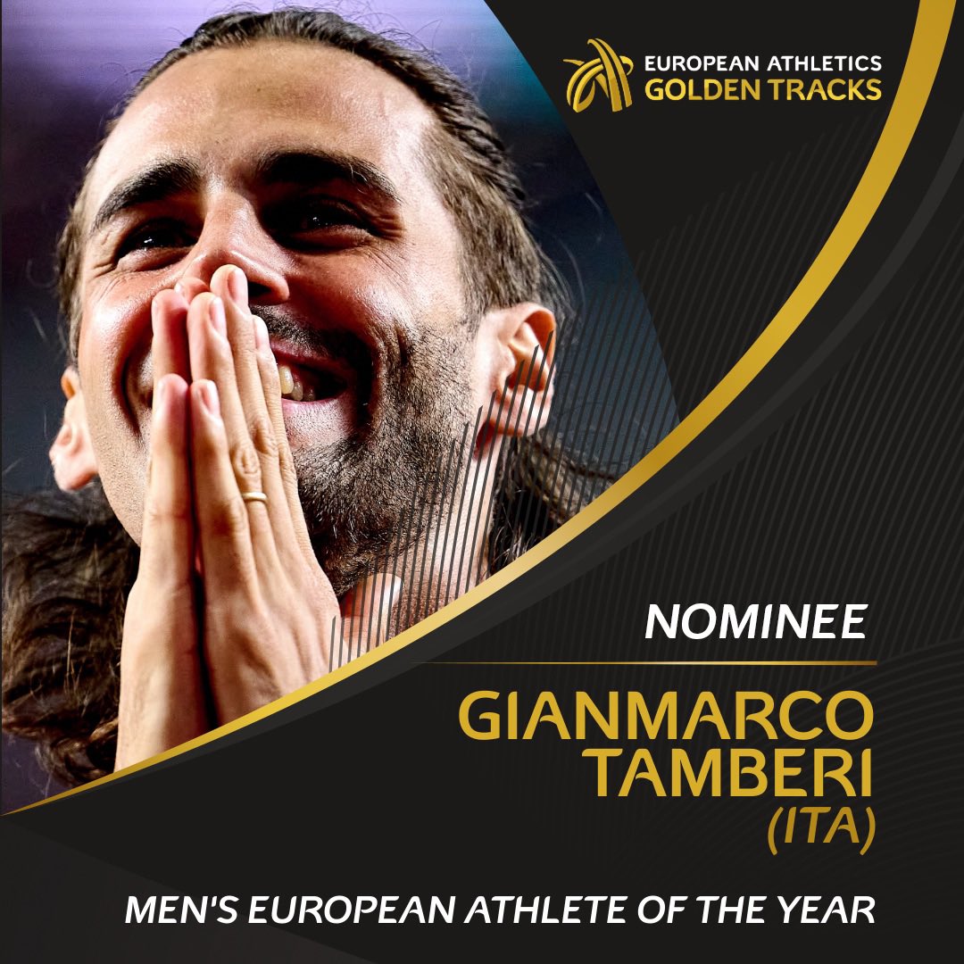 Retweet to vote for 🇮🇹 Gianmarco Tamberi!

🥇 World high jump champion
🏆 European Team Championships winner
🌍 World leader (2.36m)
📊 World ranking (as of 19 September) - 3

Voting closes on 2 October!

#GoldenTracks