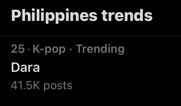 DARA is currently trending in the Philippines after her special guest performance at Bambam's AREA52 concert in Manila

Congratulations on your successful stage tonight, <a href="/krungy21/">Sandara Park</a> 🧡

#SANDARAinAREA52