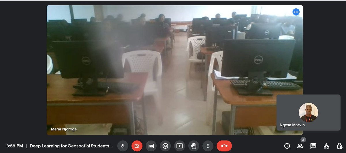 Ngesa254's tweet photo. A gentle introduction to deep learning with final year Geospatial Students. The student are planning to use #Keras + @Tensorflow in their projects

Level: Beginner

Thank you @Marieh_Richards for the opportunity and the entire GDEV team for joining

#Keras
#KerasDay
#ML #MLBytes https://t.co/9XKpJ8yRmN