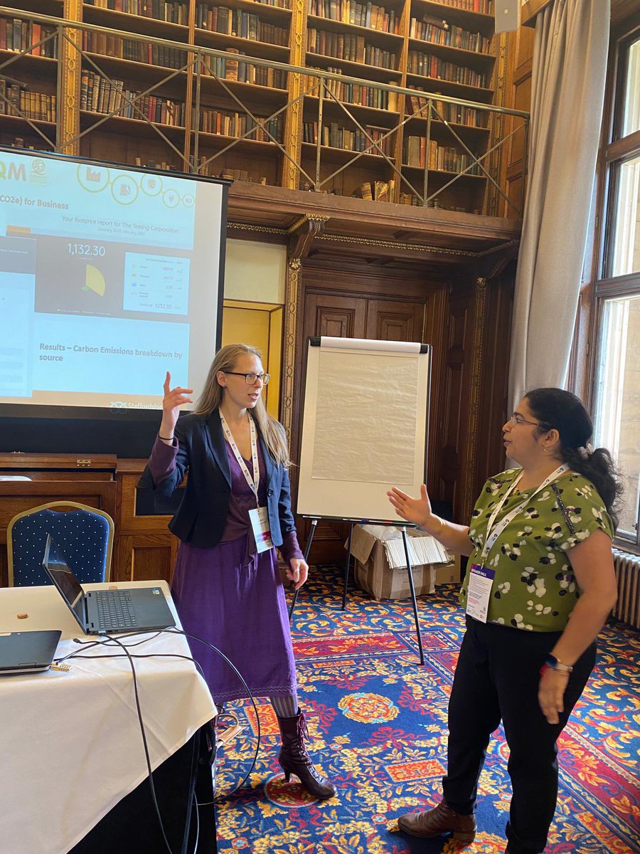 Did you see our Faith & SBEN’s Juhi Bhatia delivering their Cutting Your #CarbonFootprint workshop at the #Staffordshire Climate Expo today? 🌍👣

If you’re at #ClimateExpo2023, do pop by our stand to say hello.👋

#GreenerBusiness #ReduceEmissions #CarbonReductions