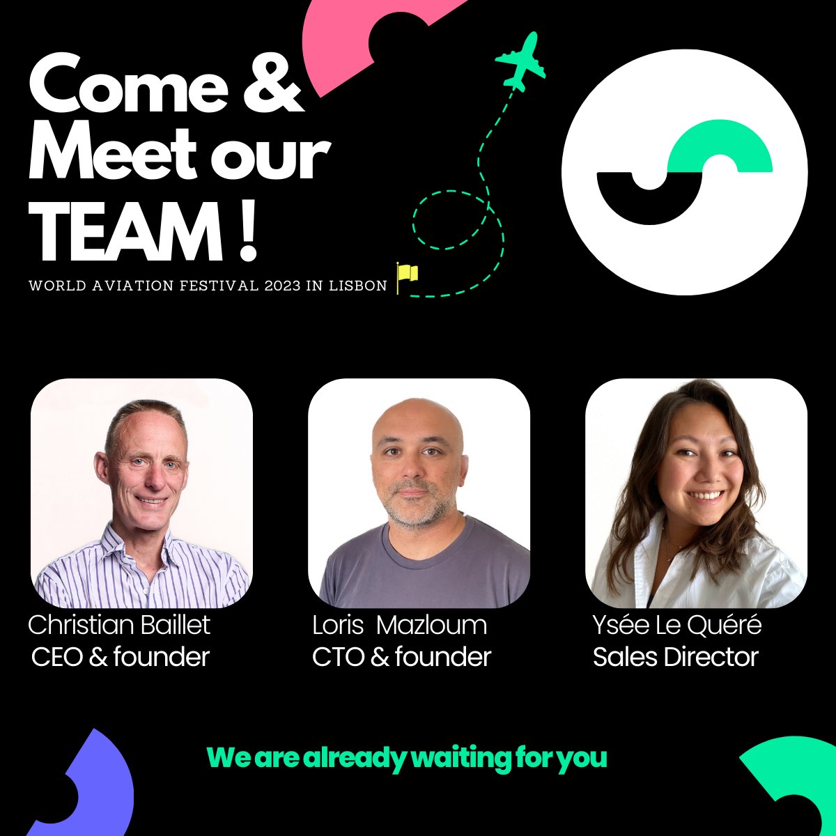 SimpleVisa is thrilled to be part of the upcoming World Aviation Festival in Lisbon🌍✈️ 
Join us at this prestigious event to witness the simple way to travel :) 
Stay tuned for updates from the festival✨ #WorldAviationFestival #SimpleVisa #TravelSimplified #AviationInnovation