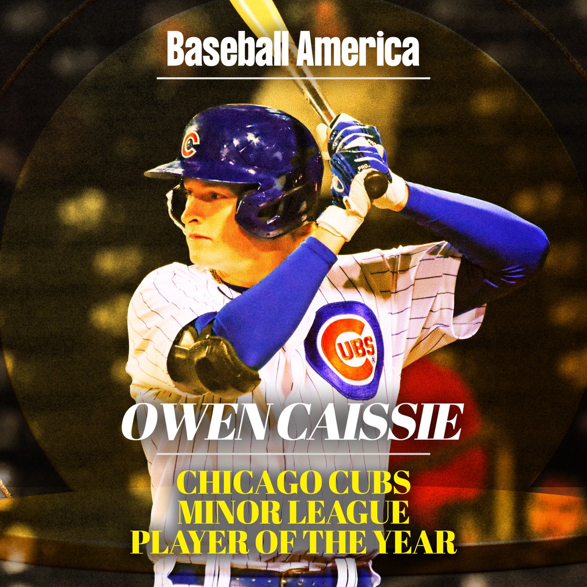 . @Cubs 2023 Minor League Player Of The Year: Owen Caissie baseballamerica.com/stories/owen-c…