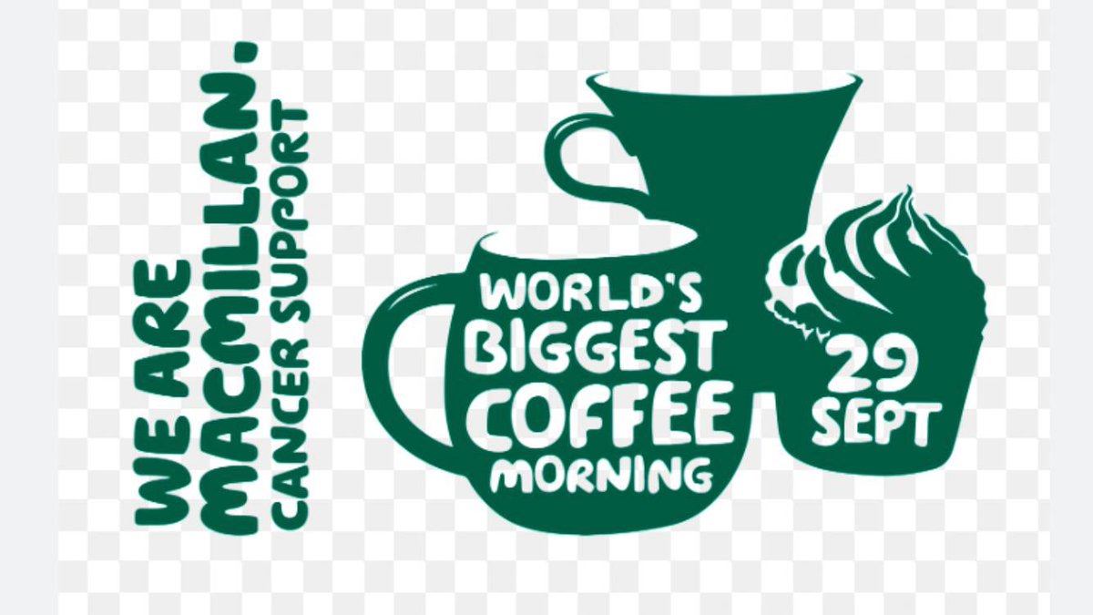 Next week is our McMillan Coffee Morning. On Friday 29th Sept. The children are busy preparing for what will be a fabulous morning. You can donate via the link. 👇 donate.justgiving.com/donation-amoun…