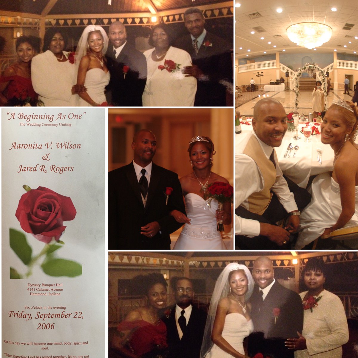 Wilson_Rogers's tweet photo. 09/22/06. The day I made a promise to my friend.  To take her to be my wedded wife, to have and to hold from this day forward, for better, for worse, for richer, for poorer, in sickness and in health, to love and to cherish, till death do us part. Happy 17th Anniversary @aaronita https://t.co/u8v56OtCf0