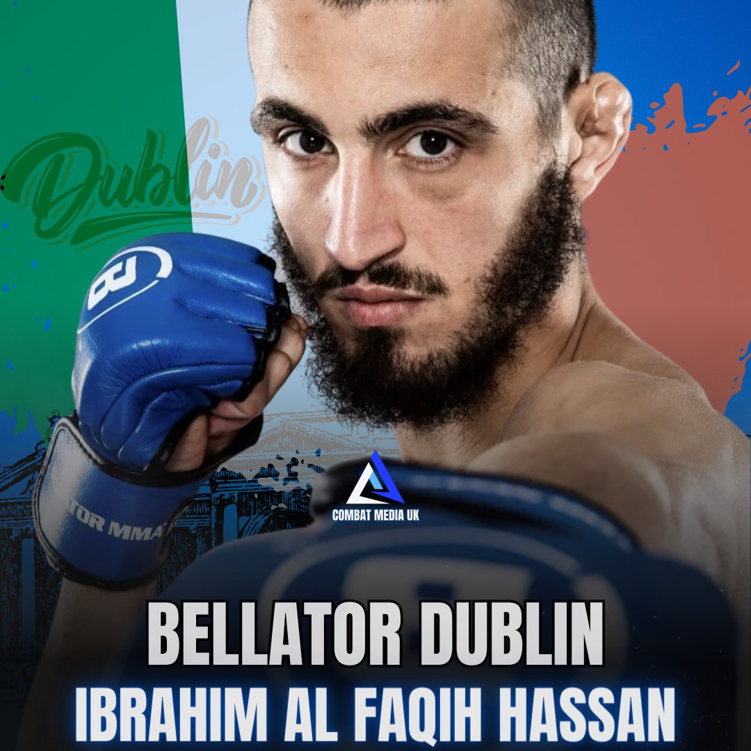 CombatMediaUK's tweet photo. Big fight for Hassan! We can't wait! 

#Bellator299 #BellatorDublin https://t.co/Uv6sdWsqgI