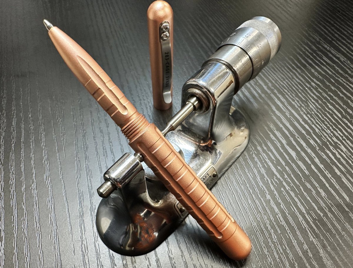 countycomm's tweet photo. 🔥 Almost Gone! 🔥Copper Embassy Pen - Gen 2 By Maratac®
https://t.co/CAFbqFUNpZ
#instock #copperpen #embassypen #gen2pen #stationerylovers #writingtools #countycomm #maratac #copper #EDC #prepper #limitededition https://t.co/tCjfnoDSOj