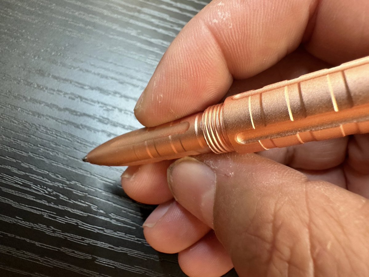 countycomm's tweet photo. 🔥 Almost Gone! 🔥Copper Embassy Pen - Gen 2 By Maratac®
https://t.co/CAFbqFUNpZ
#instock #copperpen #embassypen #gen2pen #stationerylovers #writingtools #countycomm #maratac #copper #EDC #prepper #limitededition https://t.co/tCjfnoDSOj