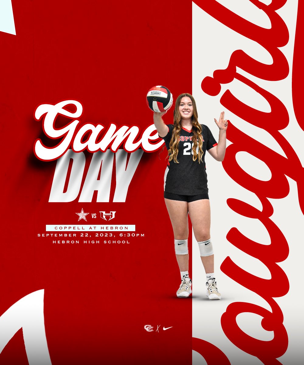 Your Cowgirls are back in action tonight at Hebron‼️ Come out and support! Go Cowgirls!

🆚Hebron
🕛5:30pm • FR A/JV
🕛6:30pm • FR B/Varsity
📍HHS

<a href="/CoppellHigh/">🏫 Coppell High School 📚</a> <a href="/CoppellSports1/">Coppell ISD Athletics Dept</a> <a href="/starlocalmedia/">Star Local Media</a> <a href="/david_wolmanFWS/">David Wolman</a> <a href="/Gosset41/">Brian Gosset</a> <a href="/SportsDayHS/">SportsDayHS</a>